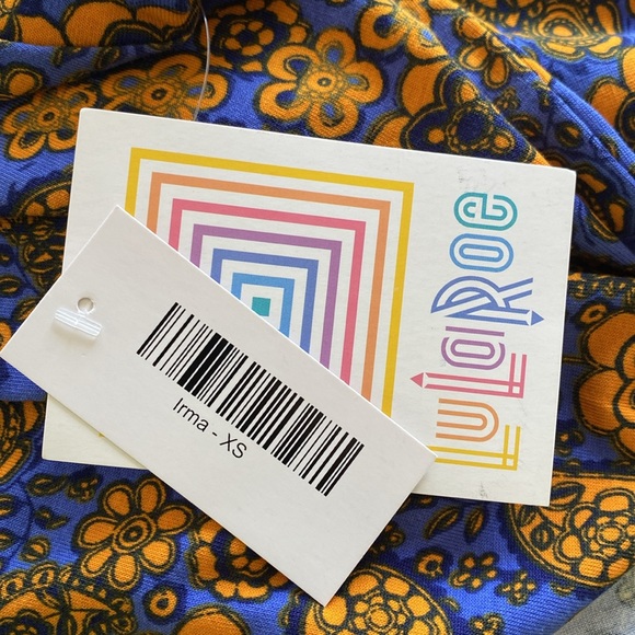 LuLaRoe “IRMA” HIGH-LOW TUNIC OVERSIZED TOP SIZE EXTRA SMALL 🌟NWT🌟 - Picture 8 of 11